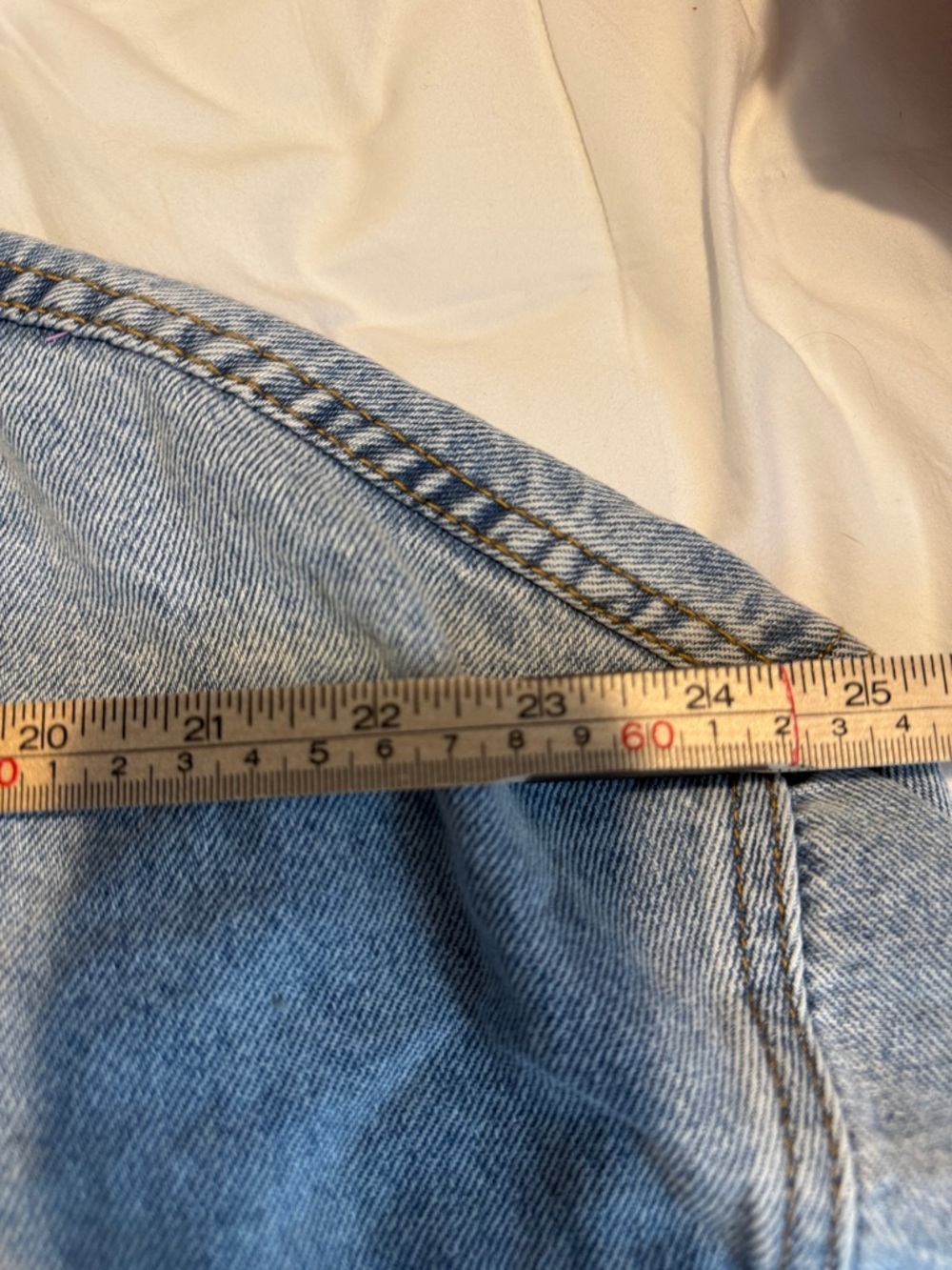 Veveret Aztec Southwestern Boho Button Front Washed Denim Jacket Small - Picture 7 of 9